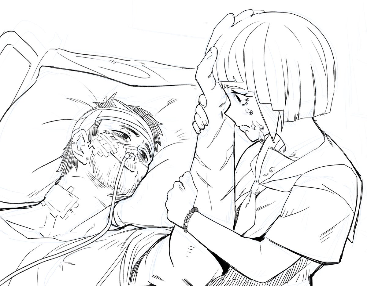 dammit listening to NieR Automata OST Kaine made me draw this