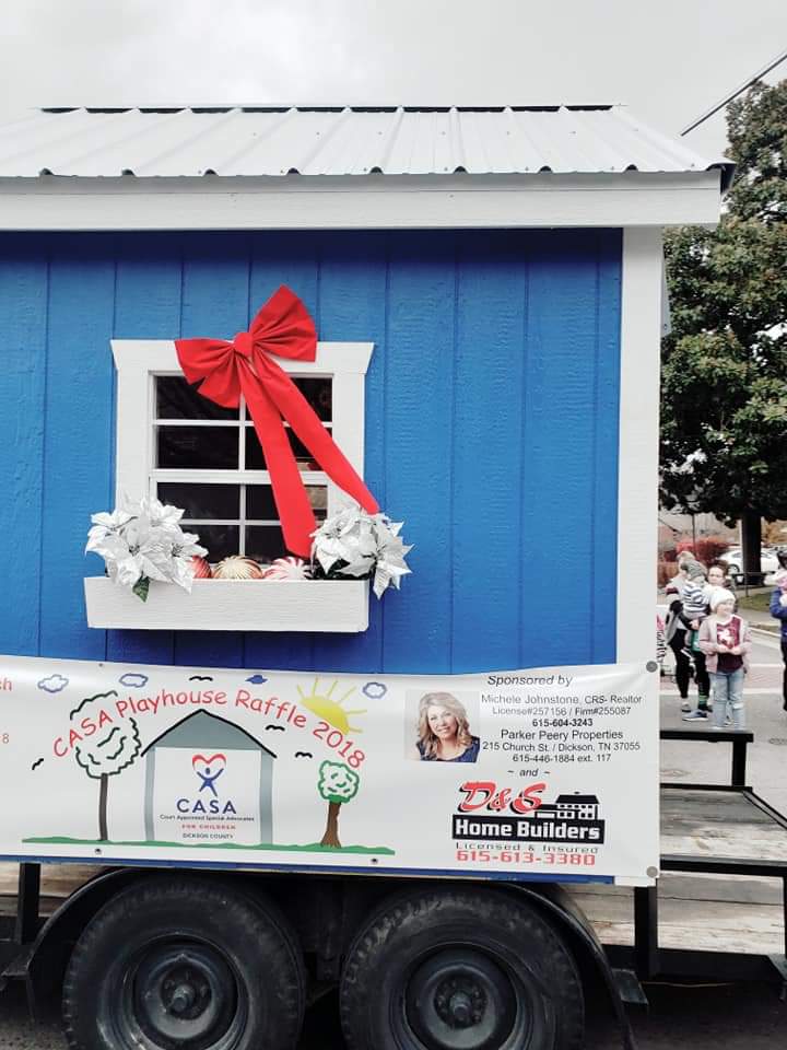 CASAofDicksonCo's tweet photo. If you haven't bought your raffle ticket there is still time. Raffle Tickets are $10 and the raffle will take place on Friday night at 6 PM in Downtown Dickson!! 

Thank you Michele Johnstone and Derrick Gann with D&amp;S Builders for your support of CASA! https://t.co/dEUjSf0mL5