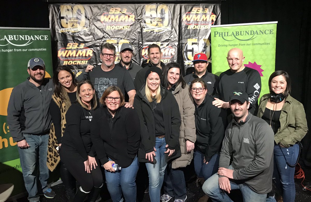 Lnachos's tweet photo. @PrestonSteve933 #CampOutForHunger @Philabundance https://t.co/V0ui5ylRPZ
