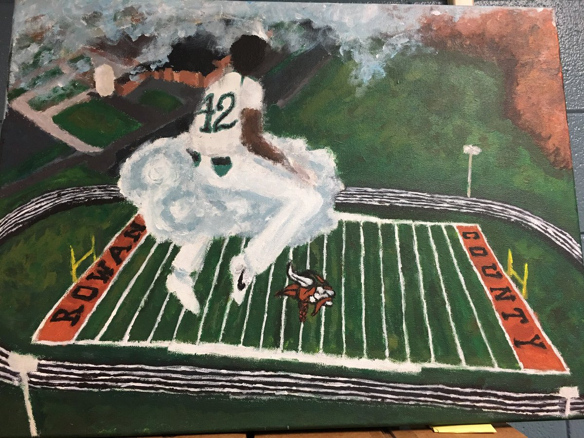 Heartfelt moment when <a href="/ciahbelle/">Ciah</a> came into my office to give me this beautiful painting. We have some of the best students <a href="/RCSHSOffices/">RCSHS Offices</a>!