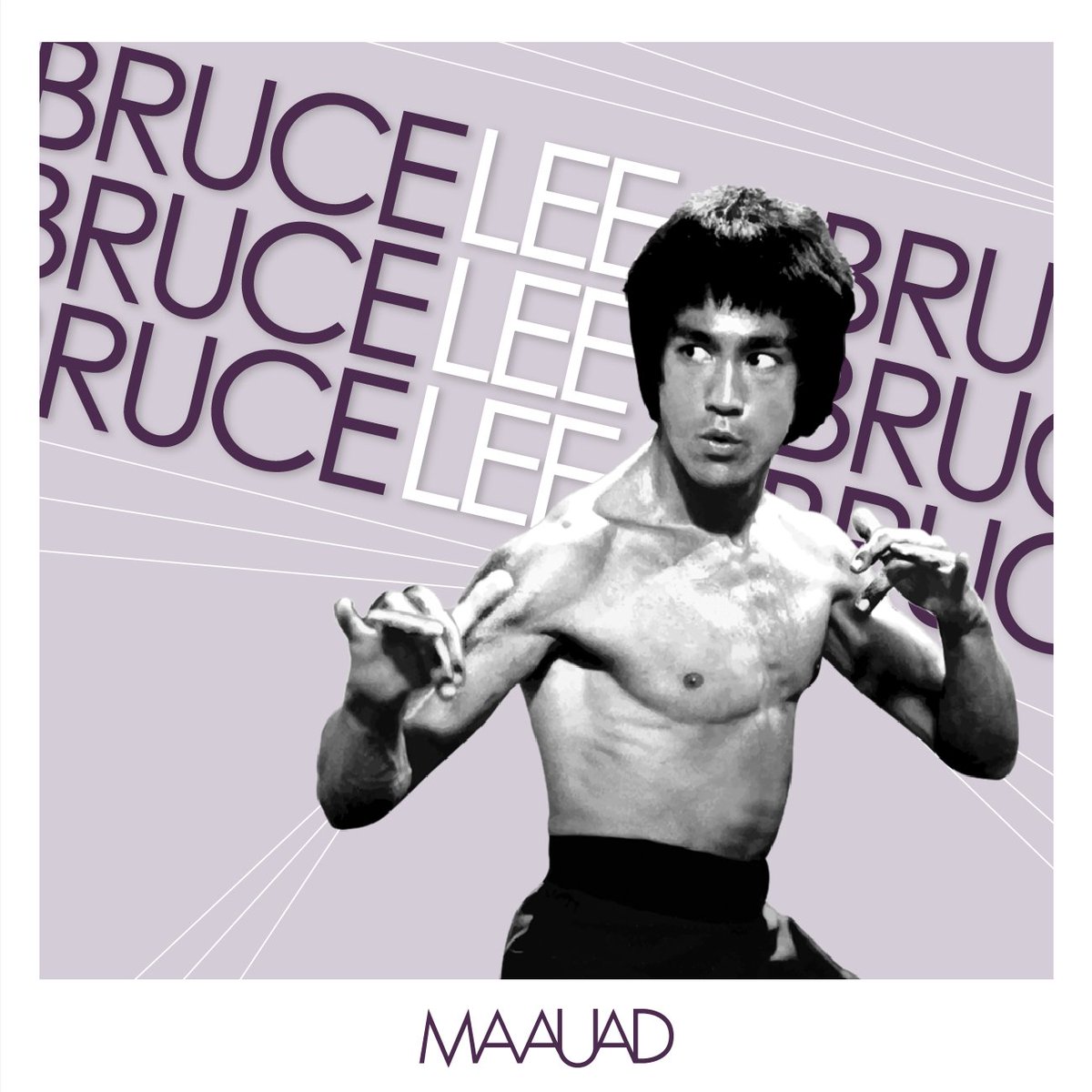 ¡Feliz cumpleaños Bruce Lee! Un icono de las artes marciales que dedicó su vida a la búsqueda de la perfección y la verdad. #MaauadIcon