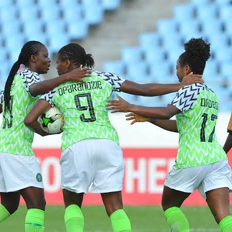 exploregh's tweet photo. RT @mba_oma: RT @feedballapp: #nigeria 's #superfalcons have qualified for the #AWCON finals taking place in #ghana, defeating #cameron 4-2 in a penalty shootout after a goal-less draw. Soaring.
Congrats to our ladies...
#superfalconsofnigeria #superfa… https://t.co/5EhNBcr6Kp