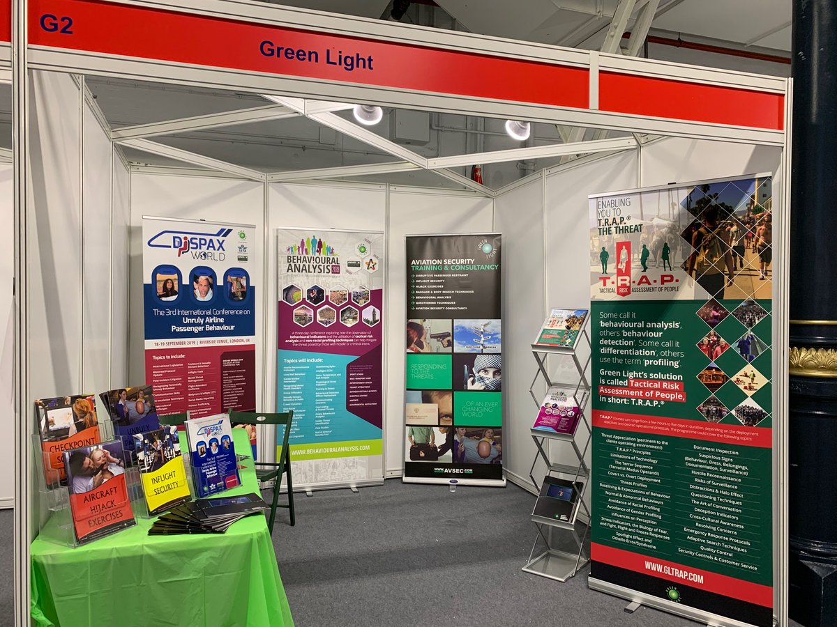BehAnalysis2025's tweet photo. Attending International Security Expo @ISExpo18 in London on 28th or 29th November and want to find out more about #BehaviouralAnalysis2019? Don't forget to visit the conference organisers, @GreenLightLtd, on stand G2! 
#InternationalSecurityExpo #London #Security https://t.co/1AVg6K5GWQ