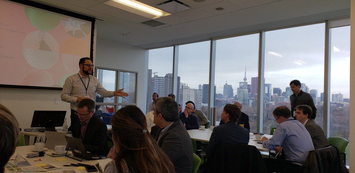 kristinaverner's tweet image. Getting started with @MaRSDD on the issue of #DataTrusts. Great representation from @WaterfrontTO Digital Strategy Advisory Panel!