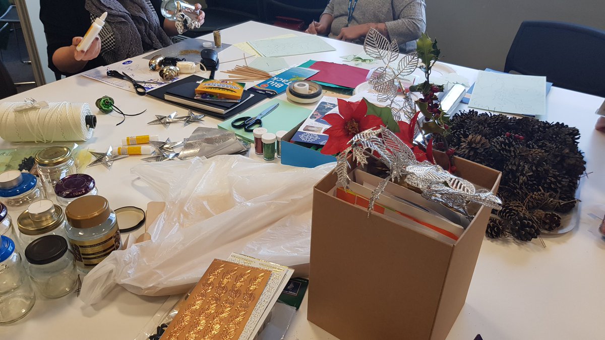 NorthMHNetwork's tweet photo. The Network team has had lots of fun at our #Crafternoon today, as part of our office Christmas Market event, fundraising for @MindCharity. The origami stars were a particular hit! https://t.co/WjOFdC3wie