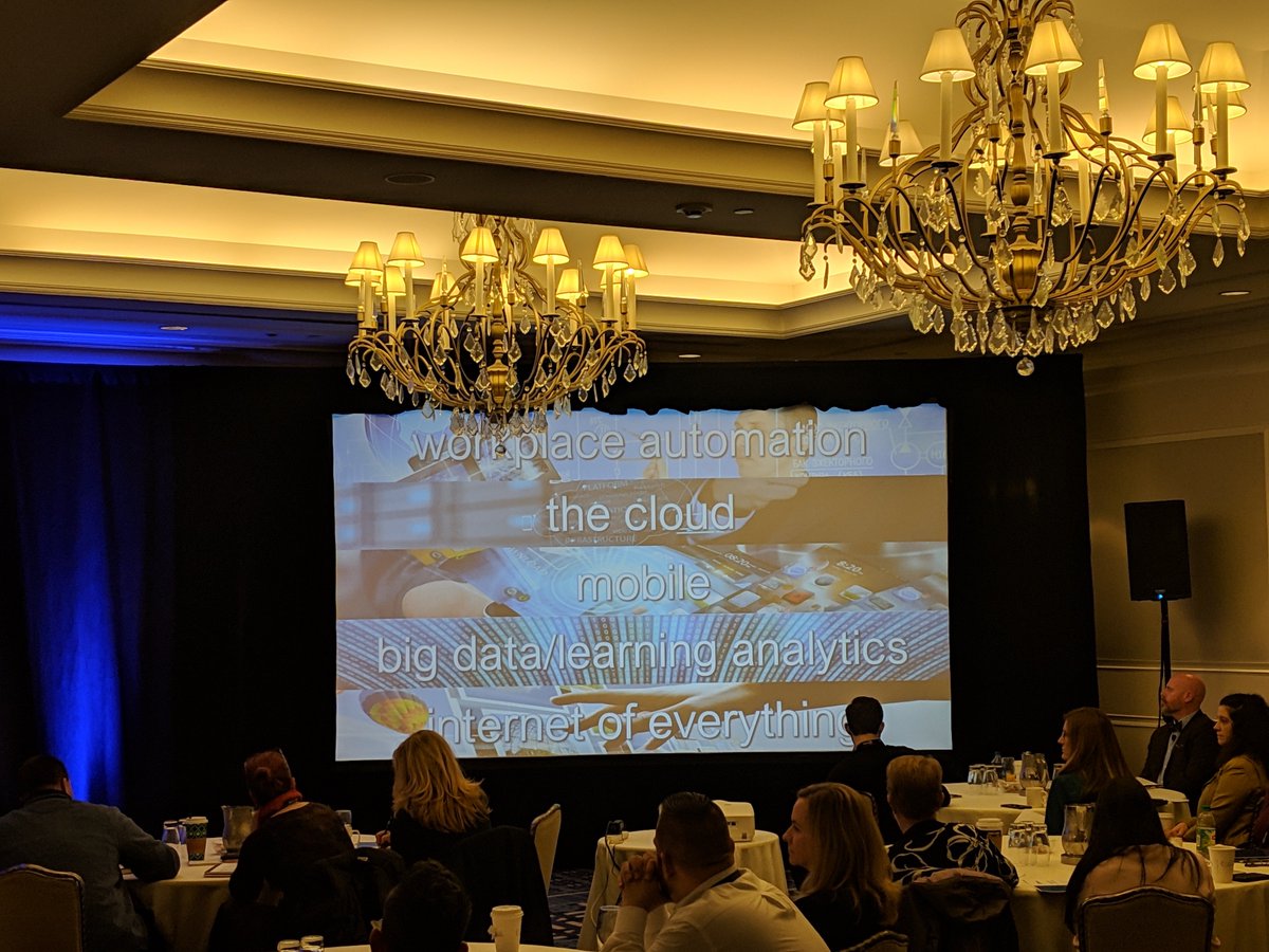 CoriniumGlobal's tweet photo. "The five technologies driving Digital Transformation" @brandonwcarson from @Delta #CLOFALL https://t.co/9mdaj6DjOy
