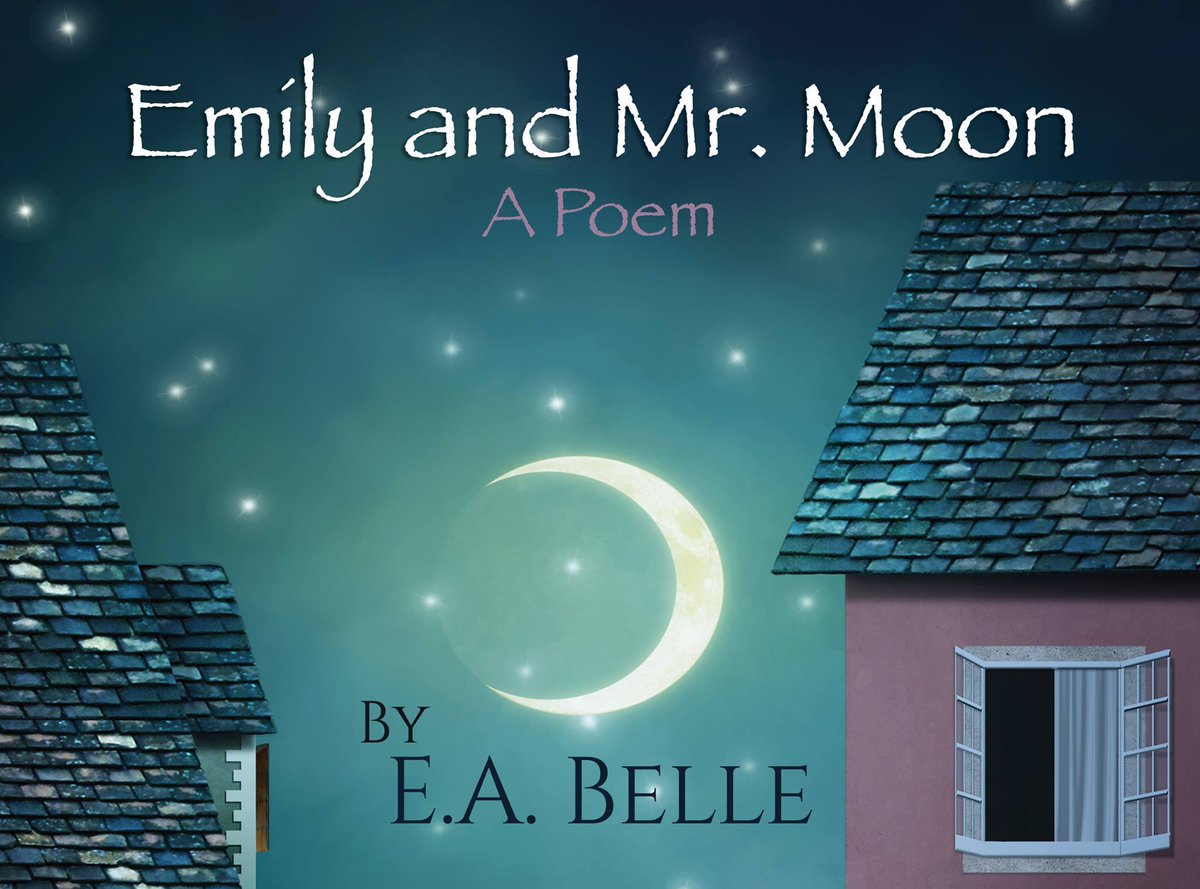 ★✩★ 2019 Attending #Author ★✩★ 
🌙⭐OUT NOW 🌙⭐
Emily and Mr. Moon by <a href="/EABelle1/">E.A.Belle</a> 

A heart-warming #poem about the growth of a little girl called Emily who talks to the moon. And how, just like the moon’s shape, life goes round in circles.
getbook.at/emilyandmrmoon
#IndieArmy