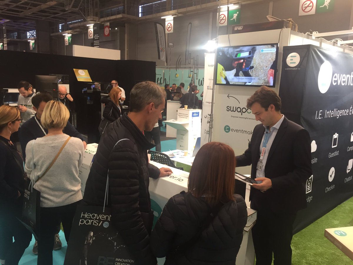 Applications évènementielles, matchmaking,  gestion de vos événements en ligne... <a href="/Swapcard/">Swapcard</a> et <a href="/Eventmakerio/">Eventmaker</a> sont à #HeaventParis et bien décidés à vous faire découvrir leurs nouveautés ! #intelligenceÉvénementielle