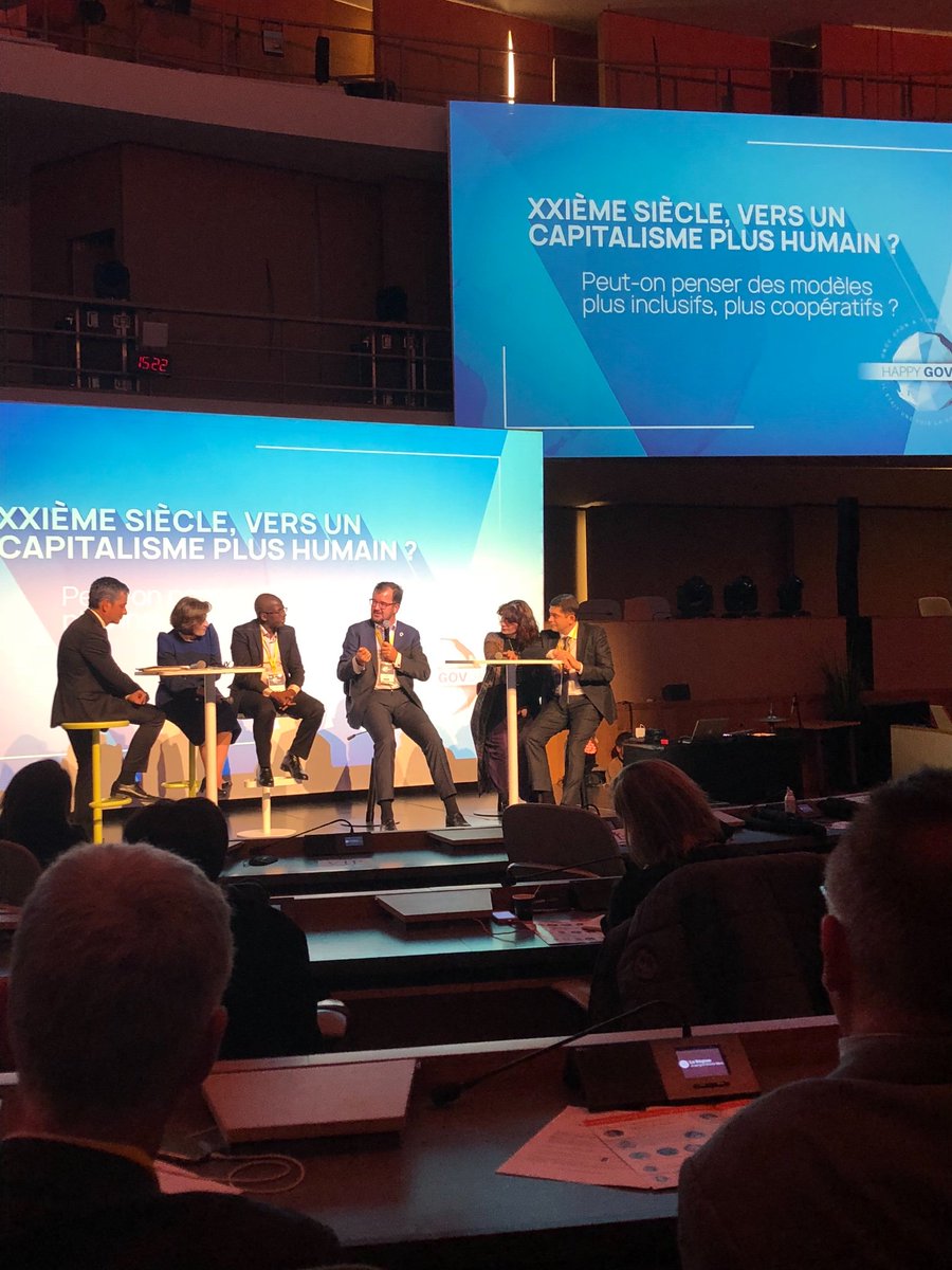 Sommet <a href="/happygovday/">HAPPY GOVDAY</a>. Bertrand Badre (ancien DG de la Banque Mondiale): « on est pas dans une culture de coopération mais de confrontation. Réapprenons à travailler ensemble: public/privé/ONG! » #confiance #longterme #integritédesentreprises