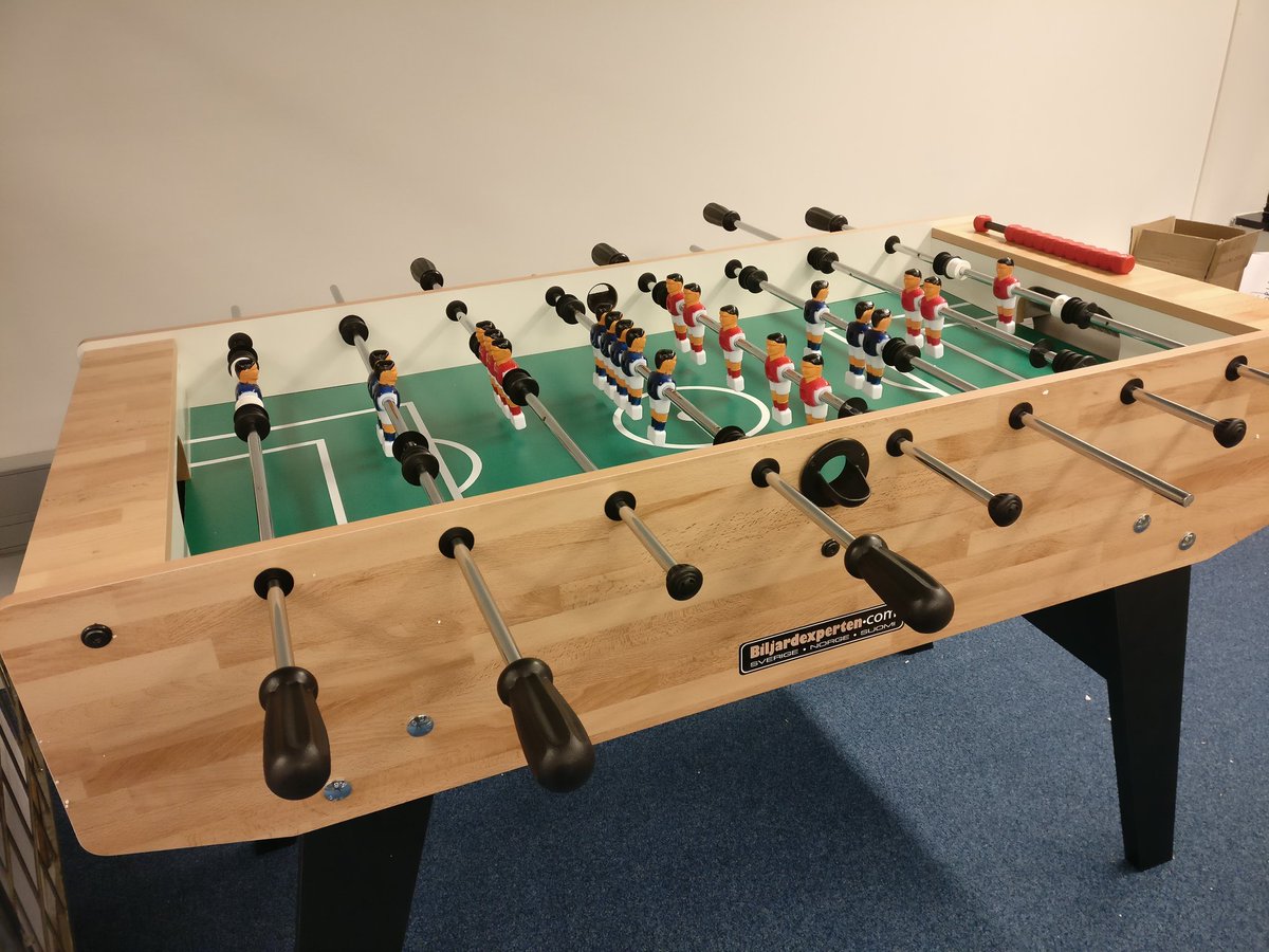 TeamitFinland's tweet photo. Täällä alkaa pöytäfutis pikkuhiljaa valmistua! ⚽ #teamteamit https://t.co/co2oE9EZyV