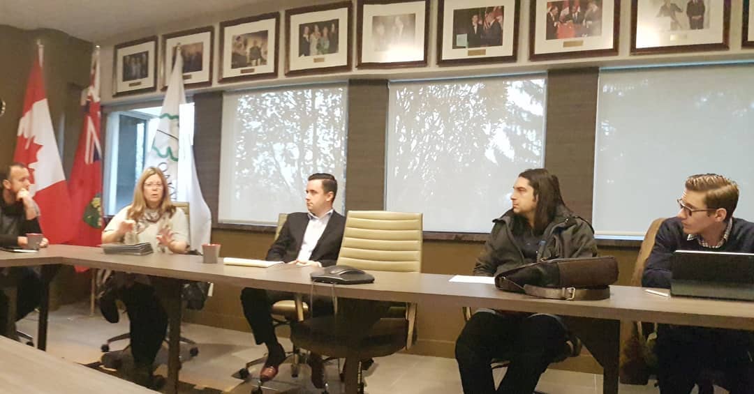 OakvilleChamber's tweet photo. This morning our Young Professional and Entrepreneur Group #YPEG met with @OakvilleHumane to discuss their fundraising campaigns, giving back a different way today for #GivingTuesdayCA #OakvilleGives https://t.co/b1WnJzcthS