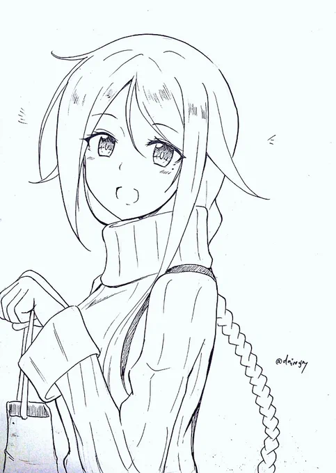 #艦これ版深夜の真剣お絵描き60分一本勝負
#艦これ版真剣お絵描き60分一本勝負_20181127 