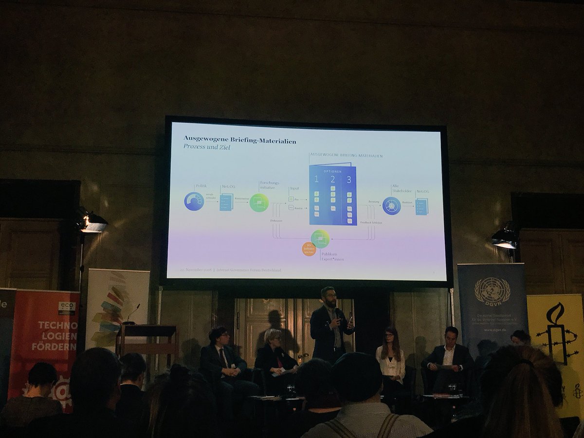 seiachtzehn's tweet photo. Das umfänglichste Panel des #IGFD18:  Das #Netzdurchsetzungsgesetz #NetzDG in der Diskussion von @RenateKuenast @AgnesBodens @amnesty_de Daniel Holznagel @BMJV_Bund @Arnd_Haller @GoogleDE https://t.co/1eGGCEVdUZ