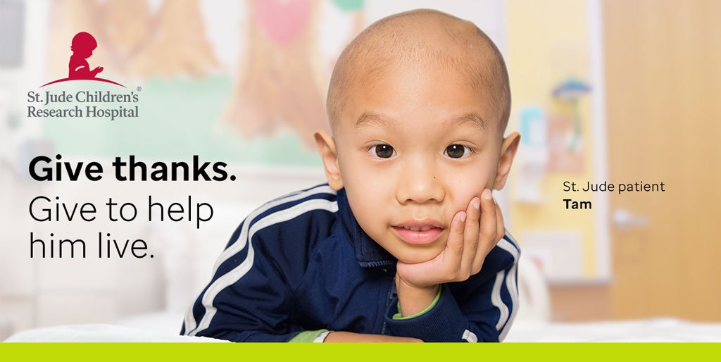 banterbyppagoda's tweet photo. It’s #GivingTuesday and we’re donating $5 to @StJude for every retweet, up to $75,000. Join us as we #GiveThanks for the lifesaving mission of St. Jude: Finding cures. Saving children. Help us reach our goal of $75,000! https://t.co/mnOoOtpj8h