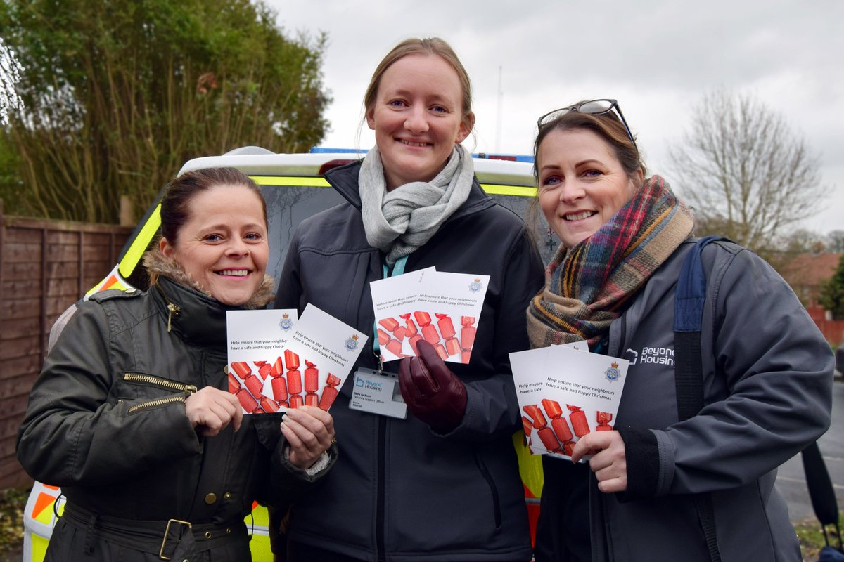 beyondhousinguk's tweet photo. Today Beyond Housing joined forces with @NorthYorkshirePolice and many other local agencies to complete the first batch of #OperationCracker visits in #Eastfield, #Scarborough.
Thank you to everyone who opened the front door and took the time to have a chat with the team today 😊 https://t.co/2Y9pnD6jgM