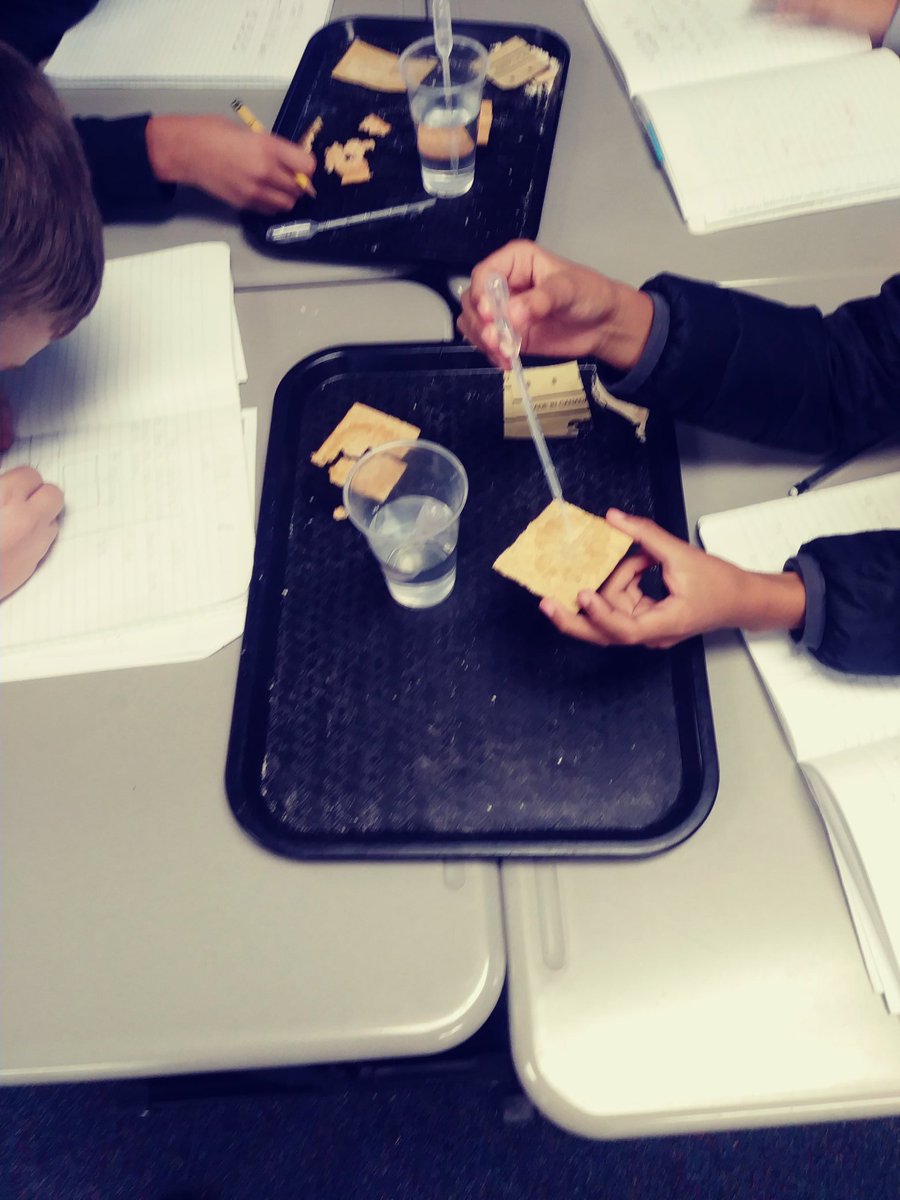 MsDuncan5th's tweet photo. Exploring weathering by water and abrasion @5thGradeRangers @RoanokeRangers https://t.co/88VQyhSOQ1