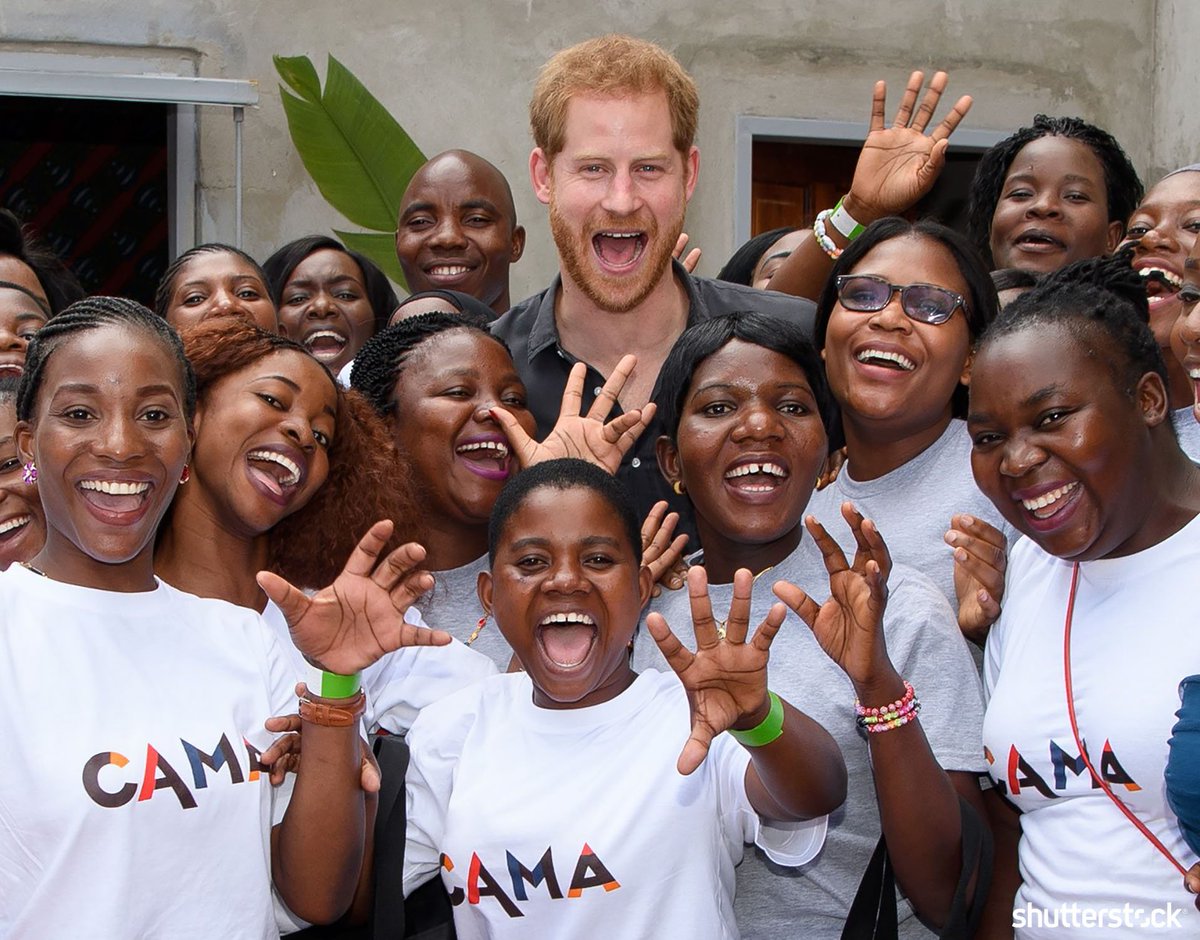 Shutterstock Editorial (@ShutterstockNow) on Twitter photo 2018-11-27 14:55:55 #PrinceHarry poses with members of CAMA the alumnae network of CAMFED during his visit to Zambia + more daily photos of the #RoyalFamily shutr.bz/2As13ku | ๐ธ Tim Rooke/Shutterstock #PrinceHarry poses with members of CAMA the alumnae network of CAMFED during his visit to Zambia + more daily photos of the #RoyalFamily shutr.bz/2As13ku | ๐ธ Tim Rooke/Shutterstock