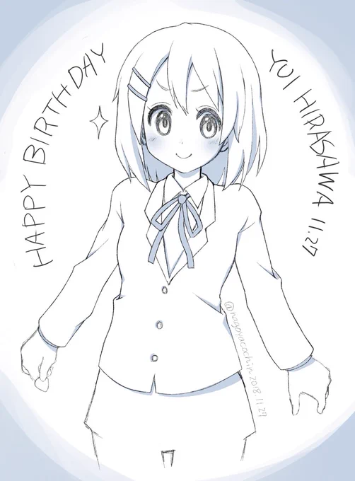 滑り込みアウト!
 #平沢唯生誕祭2018 