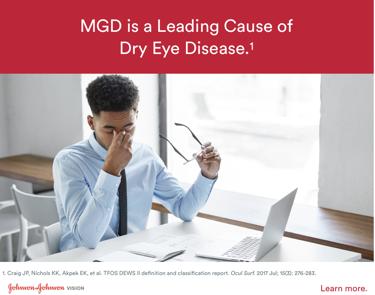 MGD is a leading cause of dry eye disease. Are you treating it? Learn more at bit.ly/2PZCtlu