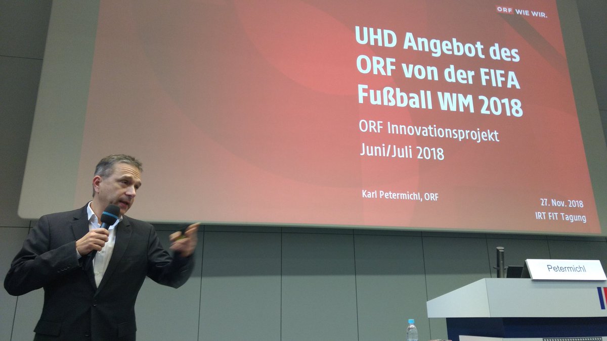 IRTpresse's tweet photo. @kpetermichl (ORF) says: collaboration between broadcasters and partners is the key to overcome the current challenges.  #FIT_18 https://t.co/2HKvBDWuHB