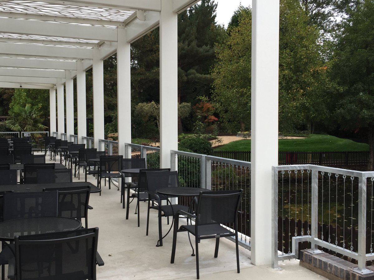 Completion photos of the newly refurbished &amp; extended dining facilities at Notcutts Woodford Park Garden Centre. #Construction #BuiltOnTrust