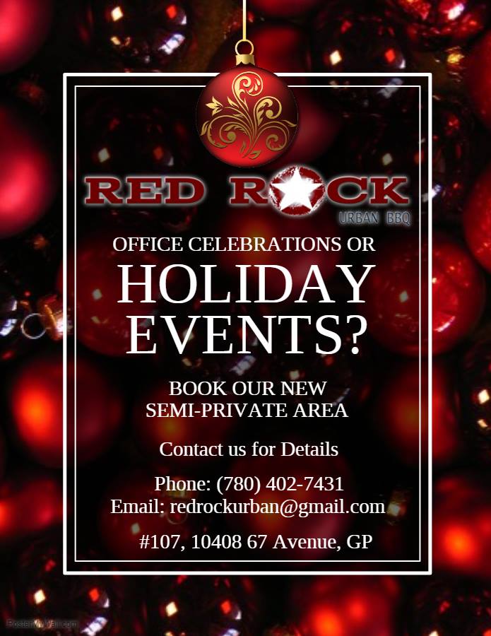 RedRockUrbanBBQ's tweet photo. Red Rock has a new semi private area, call now to schedule your private events for the holidays. https://t.co/mjryoBDGoj