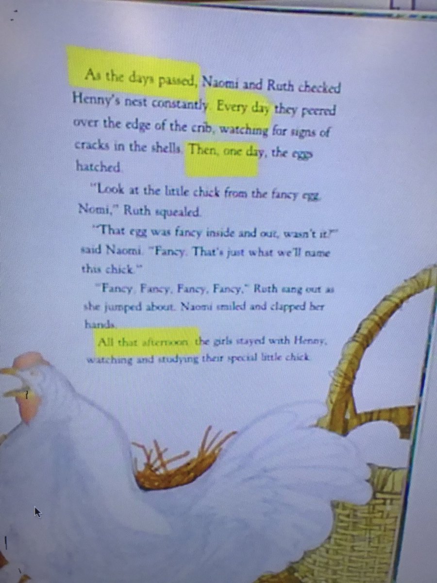 We loved using our new gadget to help find transition words and phrases in mentor author texts!
