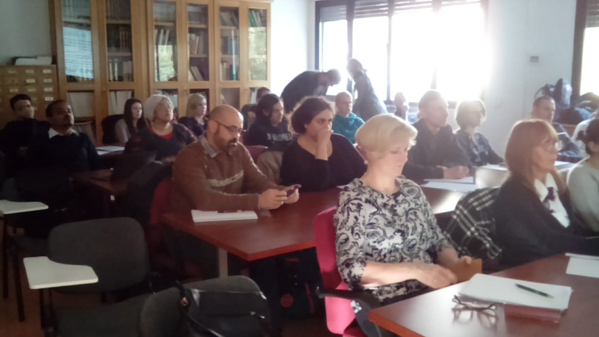 GplusE_eu's tweet photo. The 1st day of #GplusE #Training school in Spain started today with the lesson held by Professor Mark Crowe ! https://t.co/ZYJ98evI4L