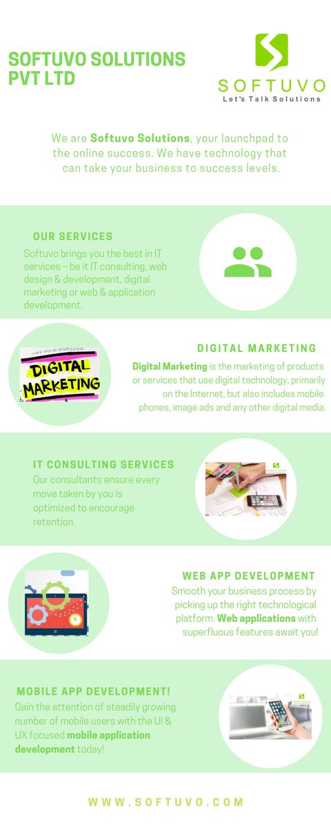 Adan_Media_'s tweet image. RT @softuvo: Web Application development services at an affordable price in India.
#Mobile_App_Development #App_Development #Mobile_App_Design #Technologies #Web_Services #Web_Development
#Android_App #India #DigitalMarketing #SEO #SMO #Marketing 
Visit …