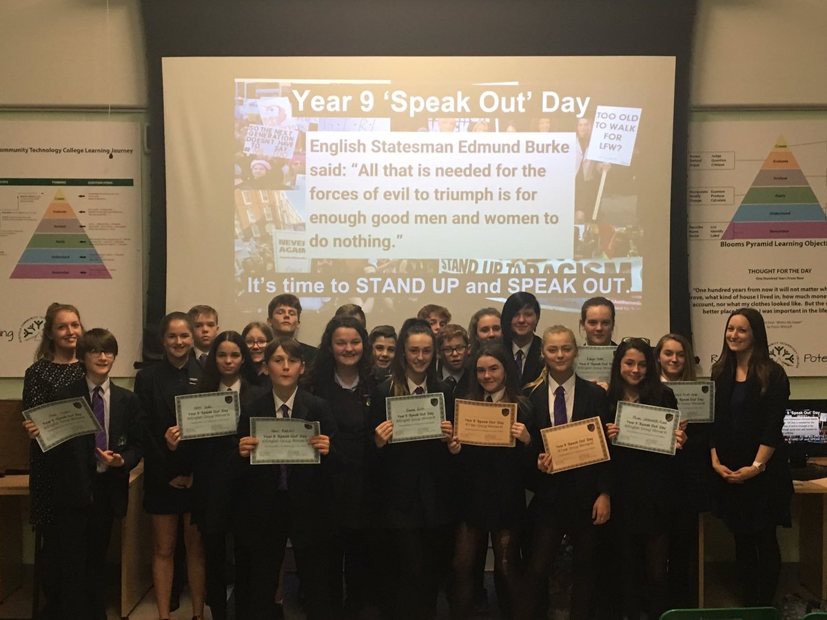 UckfieldCollege's tweet image. Congratulations to our wonderful Year 9 speakers who inspired, educated and challenged us with their speeches about prejudice this afternoon #lovelearningforlife #speakout #DeepLearningDay