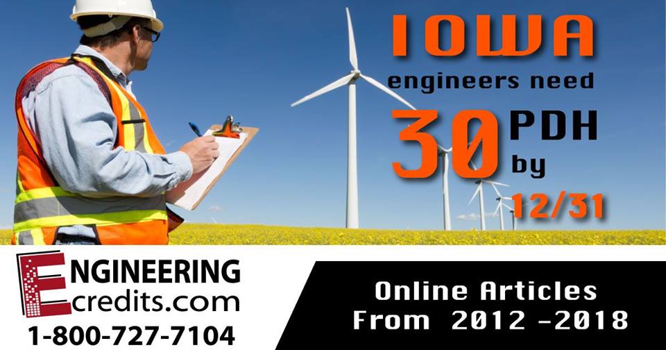 EngineeringCred's tweet image. Complete your continuing education with our online PDH articles. These articles are among the most recent available &amp;amp; approved in Iowa for PE license renewal. Start today!
#Engineering #PDH #Engineer
bit.ly/2B5btrM