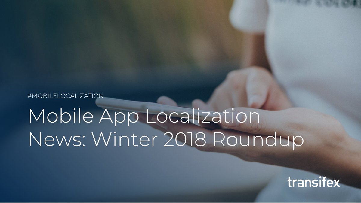 transifex's tweet image. As mobile continues to drive commerce &amp;amp; sales for businesses across all industries, we round up must-know news — highlighting trending techniques &amp;amp; how leading companies are using #MobileLocalization to reach global mobile customers: ow.ly/Ehg130mJEjU. #mobile #mcommerce