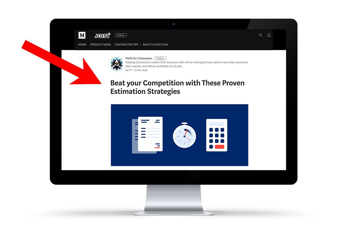 #EstimationStrategies to help you win jobs! Check out our blog post: bit.do/joistapppfc-2

#Contractor #Builder #Construction #Trades #Tradespeople #generalcontractor #electrician #plumber #HVAC #homebuilder #renovation #quote #entrepreneur #businesstips #blog #CEO #tradie