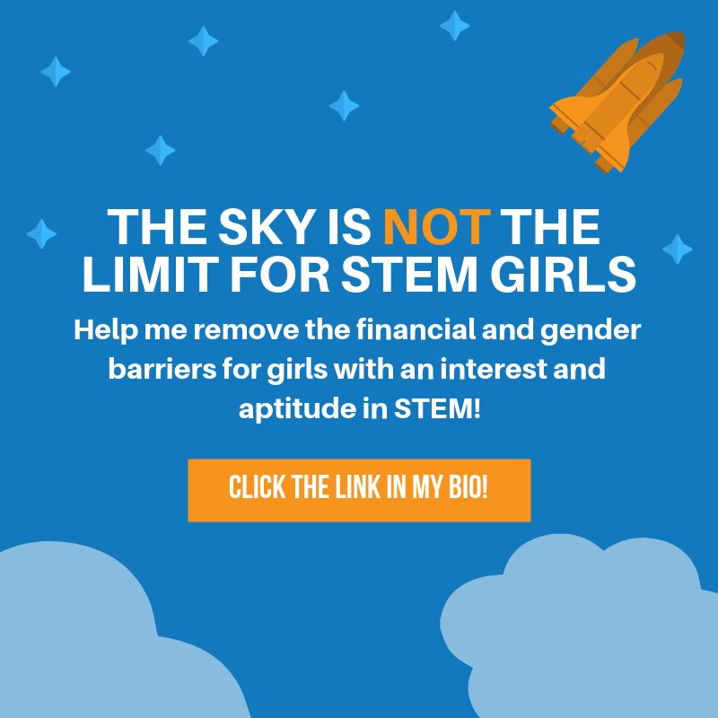 By 2020 there will be 1.4 million new jobs in tech, and women are only slated to fill 3%.  #ProjectScientist has a direct impact on empowering girls in STEM. Help me support Project Scientist’s efforts in closing the STEM gender gap! The world needs it!