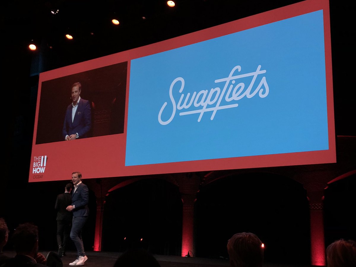 Steven Uitenhuis, founder of <a href="/swapfiets/">Swapfiets</a> about Bike as a Service. Currently 84.000 bikes out there! #cioday18