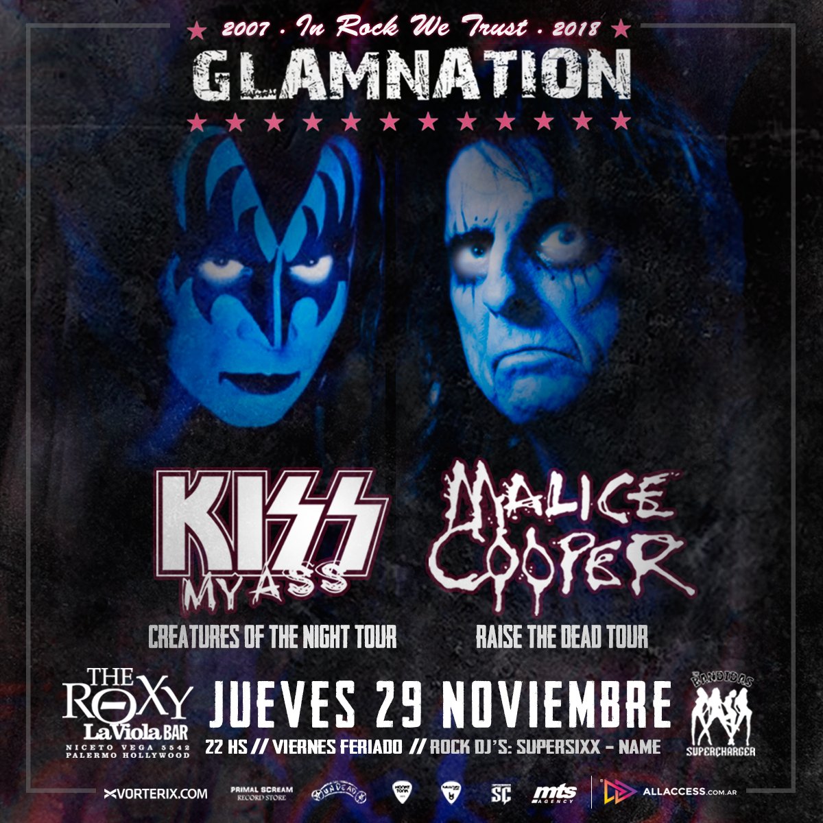 Para aquellos que tienen dudas de como llegar a la #Glamnation de este jueves en <a href="/TheRoxyArg/">The Roxy Arg.</a> : las líneas de colectivos funcionarán tanto en CABA como en la Provincia de Buenos Aires.