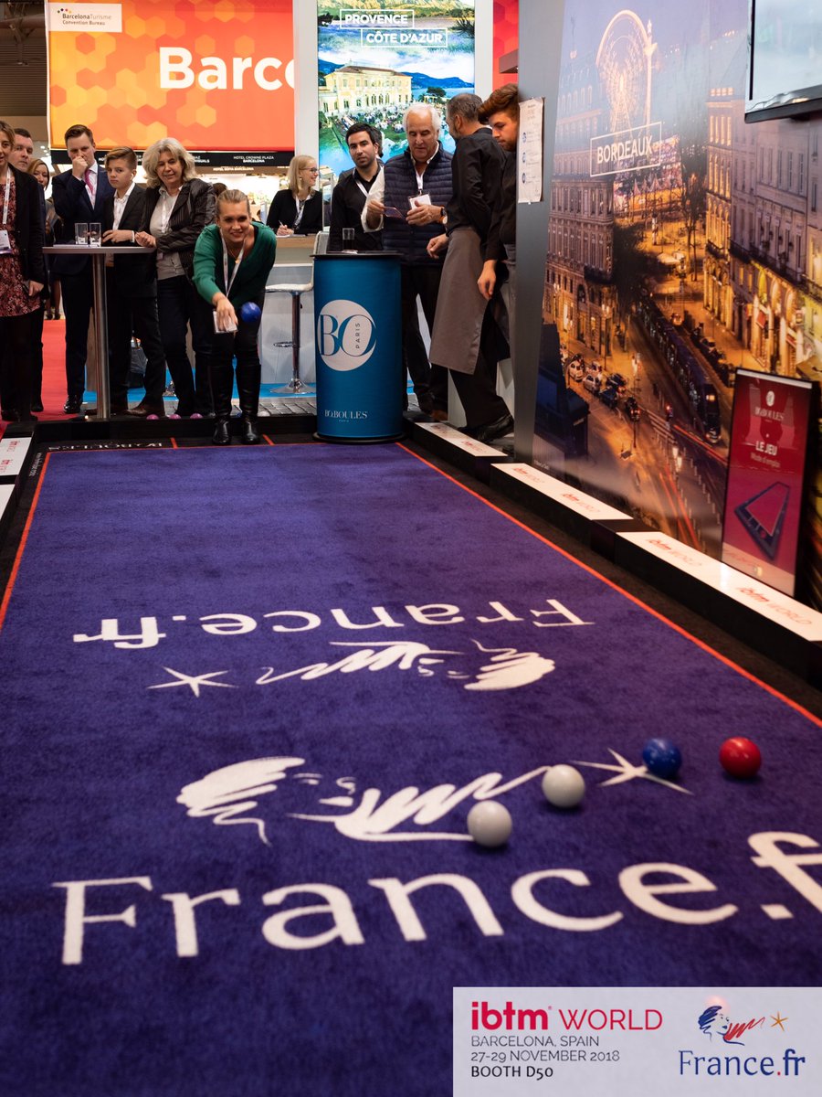 France_CVB's tweet photo. 🇫🇷 Enjoy a pétanque activity at France booth D50! #ibtmworld @boboules https://t.co/PdPaPAaftZ
