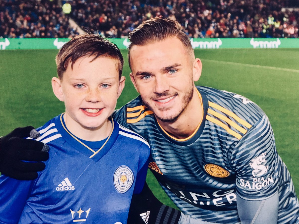 johnathancook's tweet photo. @Madders10 thank for for making my son Finley’s mascot experience special on Saturday https://t.co/5tDKuGEwOk