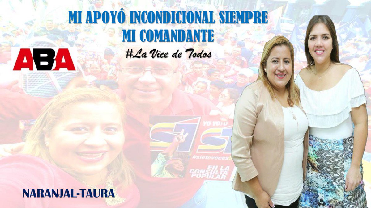 crc_taura's tweet photo. Mi Apoyo incondicional comandante #VicePresidenta #Vicuña https://t.co/gGHaQZNmRd
