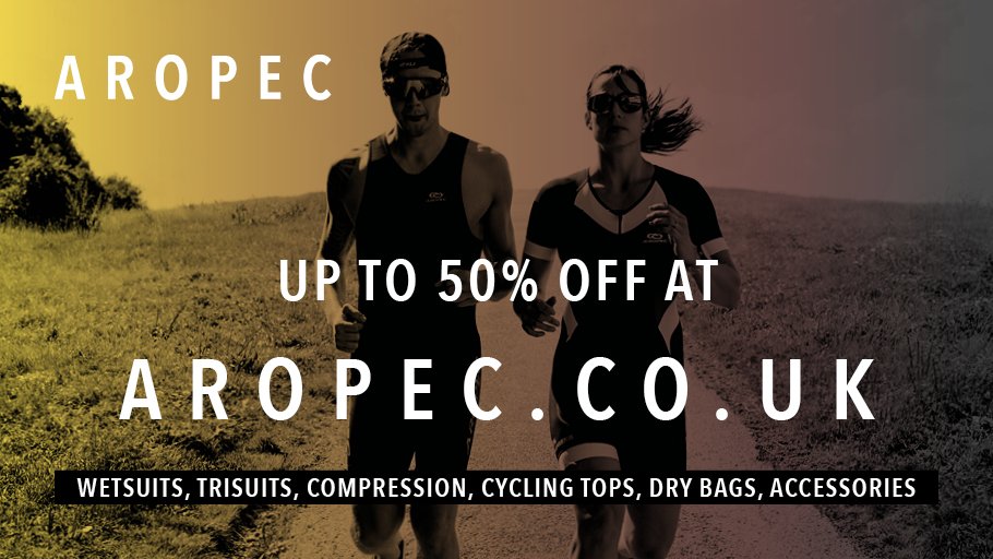AropecSports's tweet photo. 📢 50% off almost the entire Aropec range, including wetsuits, tri suits, compression, accessories and cycling gear. Check out the deals at https://t.co/E6S9ZxFAUn 
#sale #endofseason #triathlon https://t.co/I5TySql1ns