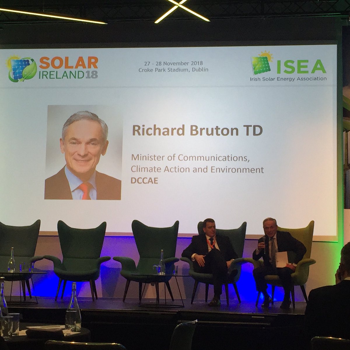 RichardbrutonTD's tweet photo. Speaking to the Irish Solar Energy Association about increasing the use of renewable energy and the development of an all of government plan to tackle climate change https://t.co/kh00V36RIR