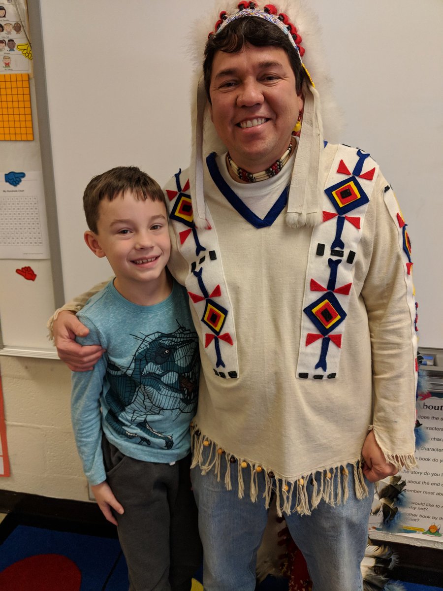 We enjoyed having Chief Trejo join our class this morning. He shared many artifacts and history of Native Americans.