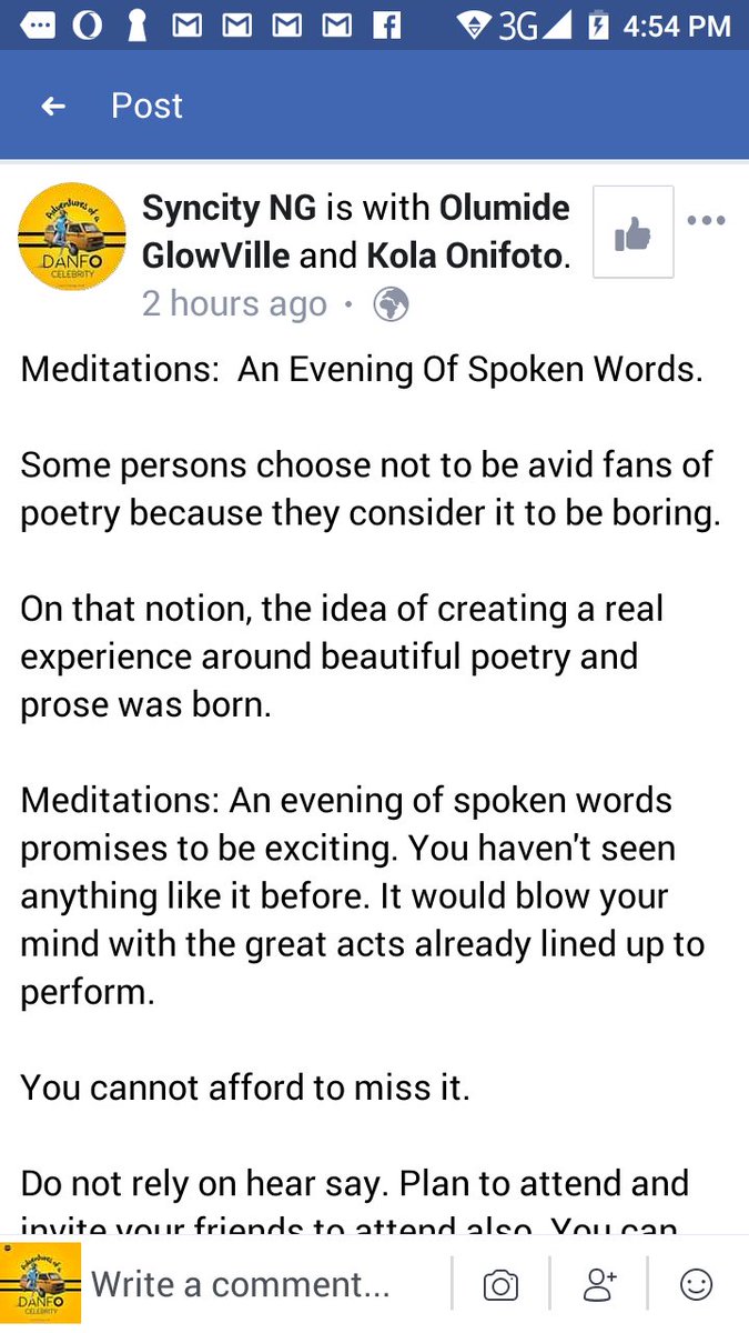 SynCityNG's tweet photo. Meditations: An evening of spoken words promises to be exciting. You haven't seen anything like it before. It would blow your mind with the great acts already lined up to perform.
#Meditation #SinceYouLeft #02December #SyncityNG https://t.co/MoW5m9qBJ3