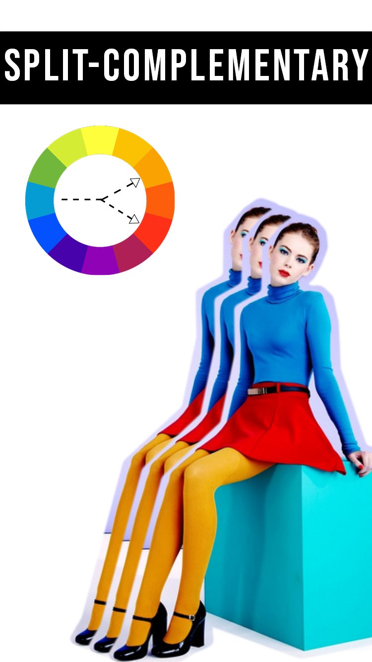 Split Complementary Color Scheme Clothing Color Theory For Photography