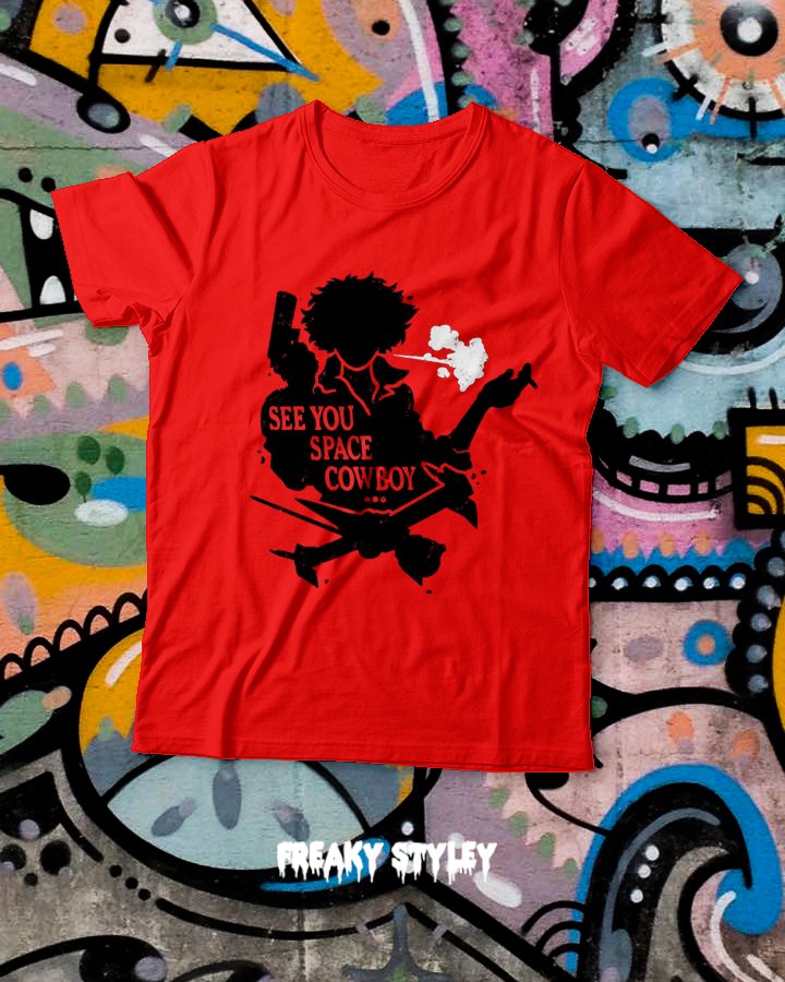 Freakyremeras's tweet photo. Llega a Freaky el anime Cowboy Bebop! El anime del futuro retro ya esta disponible para que puedas llevarlo a todos lados. Disponible como siempre en corte clasico y dama

Link!
https://t.co/kkG4mU6Joe

#cowboybebop #cowboy #bebop #anime #futuristic #sciencefiction #freakystyley https://t.co/PrAkPZHEdD