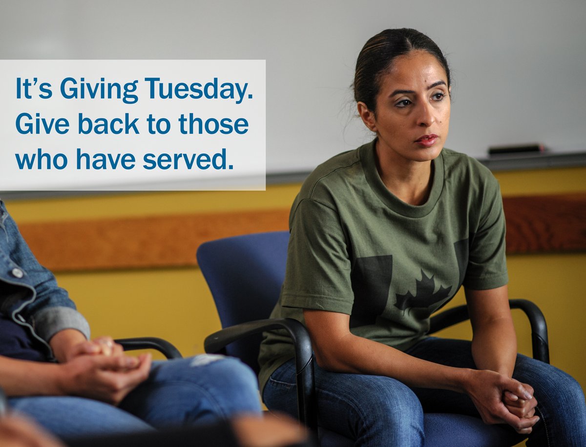 VTNCanada's tweet photo. This giving season, you can change lives. This #GivingTuesday Give the gift of peace to 20 Canadian Veterans. #VTP20 https://t.co/bsKU5RxehO https://t.co/XLPjRrf0xl