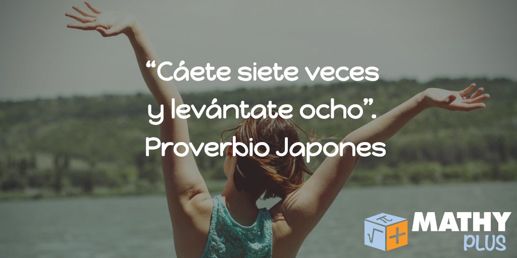 MathyPlus's tweet photo. Una frase para ti #aprendeyaprueba #academiadematematicas #mathyplus
Visítanos en https://t.co/8mykkxfaIc https://t.co/dhjusGQ6p0