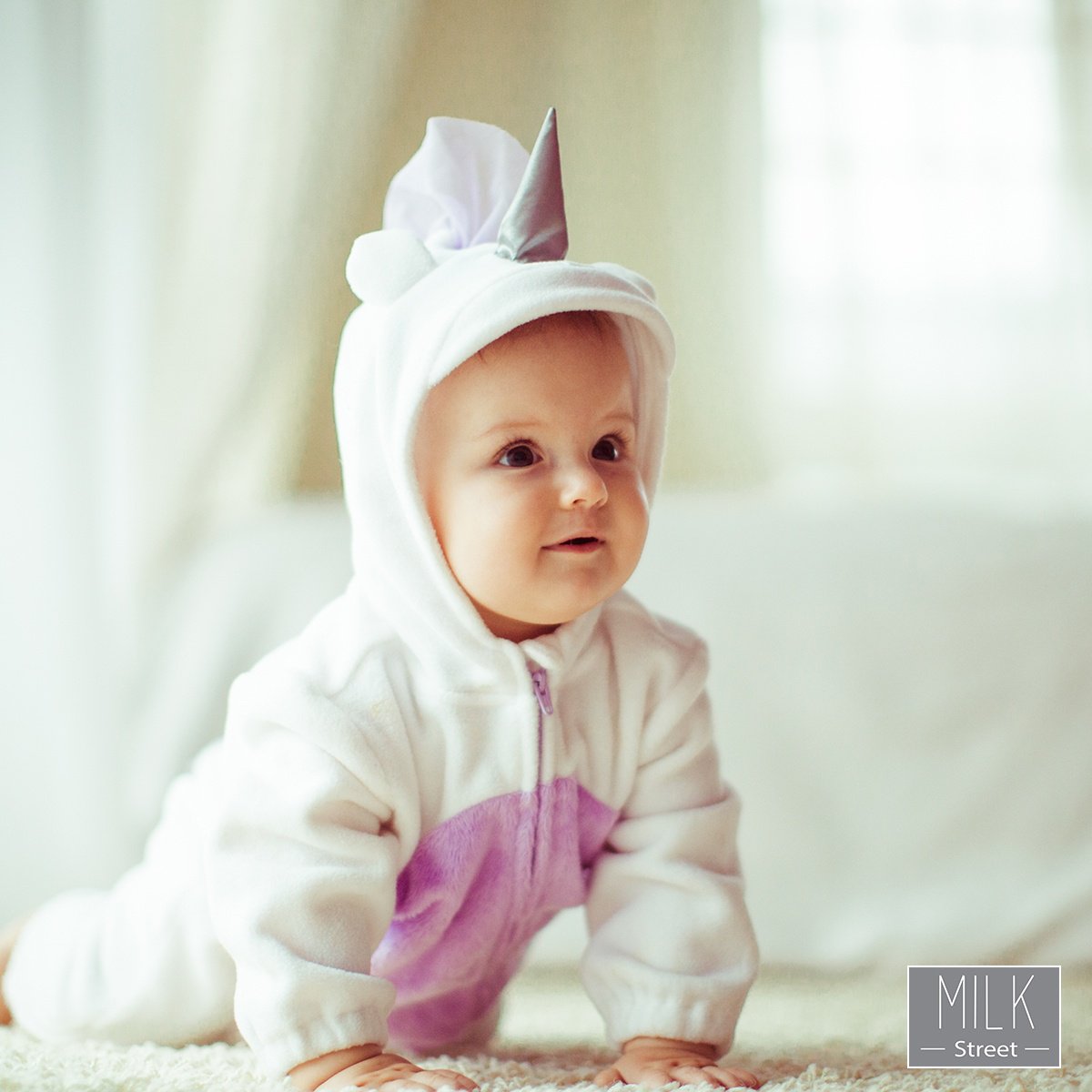 MilkStreetBaby's tweet photo. Unicorn on the move! Little ones have active imaginations, which is why our furniture is focused on safety. With our features like anti-tipping hardware &amp; metal drawer glides that self-close to protect tiny fingers, she’s safe to keep exploring. 🦄 https://t.co/FoZ9BSF39I https://t.co/om6tP1Trf7