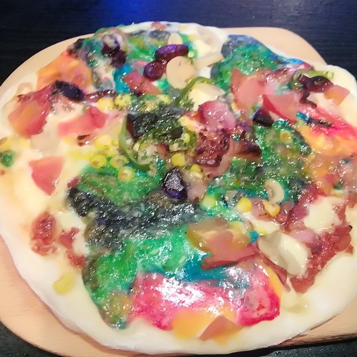 Twitter இல ブルーラグーンレストラン レインボー ピザ Pizza １２００円 ３０センチ 少女時代 Snsd Sone Taeyeon Sunny Tiffany Hyoyeon Yuri Sooyoung Yoona Seohyun 소녀시대 韓ドッグ ステーキ ブルーラグーンレストラン 洋食 韓国料理