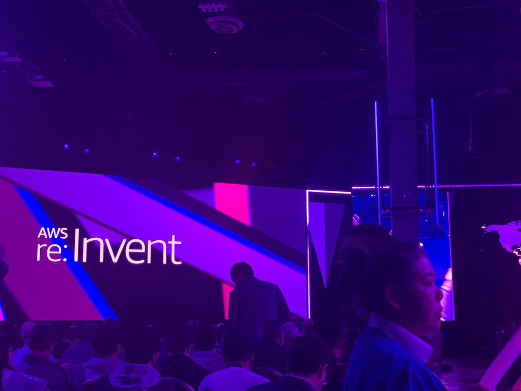 facetherathe's tweet image. Keynote for #AWSreInvent2018